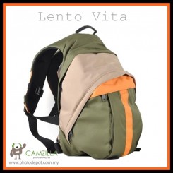 Lento Vita DSLR Camera Bag Backpack For Canon Nikon Sony Fujifilm Olympus 
